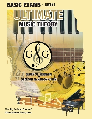 Book cover for Basic Music Theory Exams Set #1 - Ultimate Music Theory Exam Series