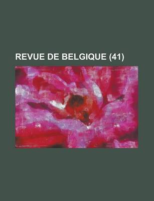 Book cover for Revue de Belgique (41)