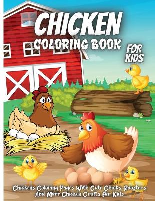 Book cover for Chicken Coloring Book