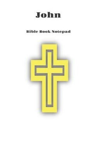 Cover of Bible Book Notepad John