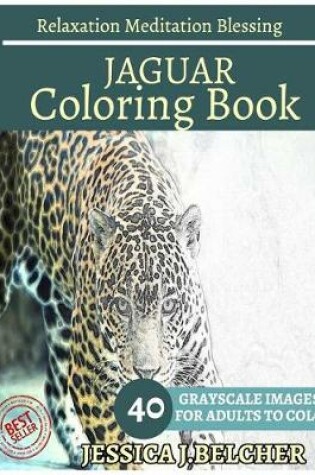 Cover of Jaguar Coloring Book for Adults Relaxation Meditation Blessing