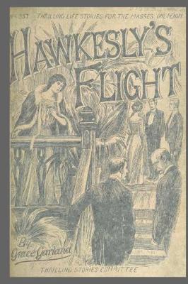 Cover of Journal Vintage Penny Dreadful Book Cover Reproduction Hawkesly's Flight