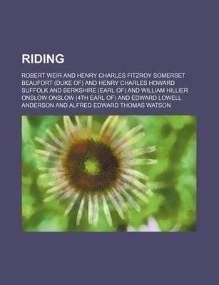 Book cover for Riding