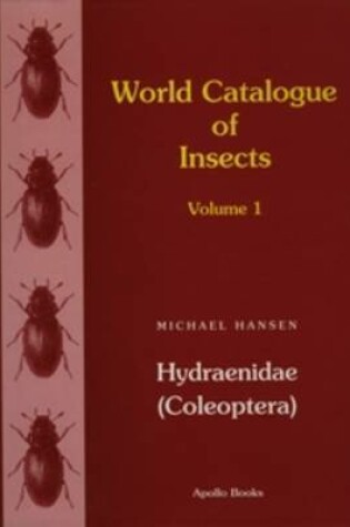 Cover of Hydraenidae (Coleoptera)