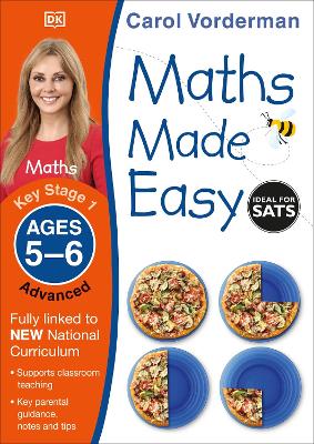 Book cover for Maths Made Easy: Advanced, Ages 5-6 (Key Stage 1)