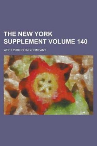 Cover of The New York Supplement Volume 140