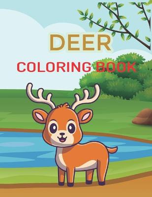 Book cover for Deer Coloring Book