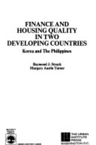 Cover of Finance and Housing Quality in Two Developing Countries