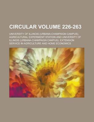 Book cover for Circular Volume 226-263