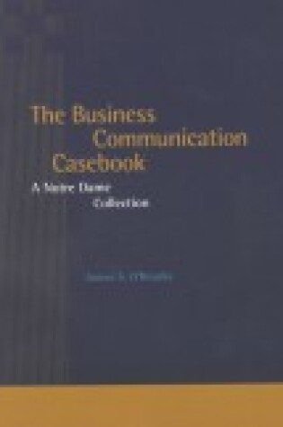 Cover of Cases for Business Communication