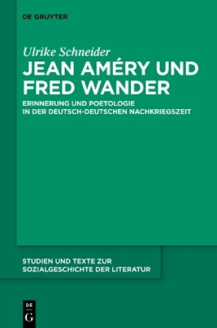 Cover of Jean Amery und Fred Wander