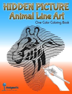 Book cover for Hidden Picture Animal Line Art