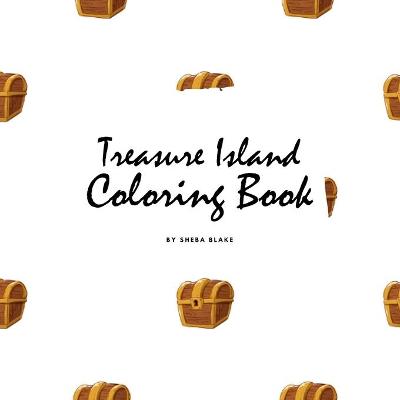 Book cover for Treasure Island Coloring Book for Children (8.5x8.5 Coloring Book / Activity Book)