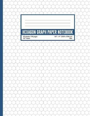 Book cover for Hexagon Graph Paper Notebook 0.2" Hexes