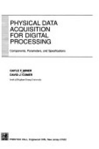Cover of Physical Data Acquisition for Digital Processing