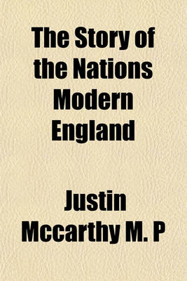 Book cover for The Story of the Nations Modern England