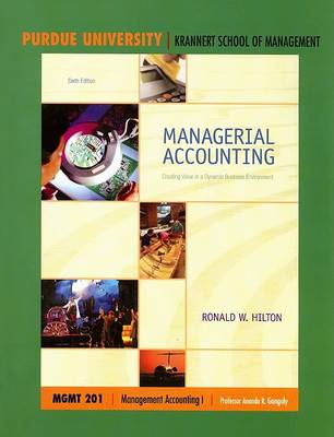 Book cover for Managerial Accounting Mgmt 201