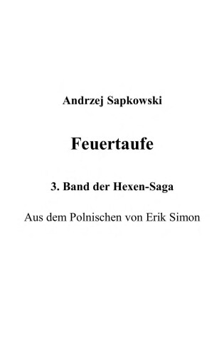 Cover of Feuertaufe
