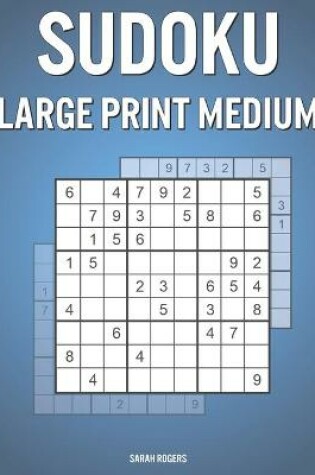 Cover of Sudoku Large Print Medium