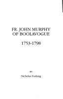 Book cover for Father John Murphy of Boolavogue, 1753-1798