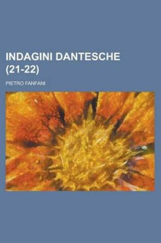 Cover of Indagini Dantesche (21-22)