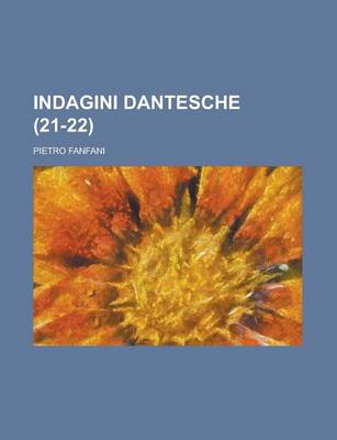 Book cover for Indagini Dantesche (21-22)