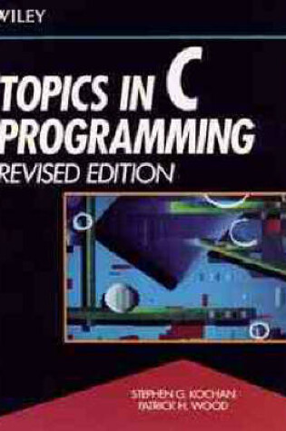 Cover of Topics in C. Programming