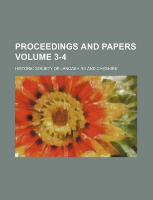 Book cover for Proceedings and Papers Volume 3-4