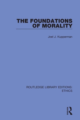 Cover of The Foundations of Morality