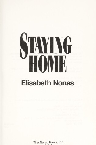 Cover of Staying Home