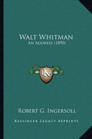 Cover of Walt Whitman Walt Whitman