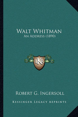 Book cover for Walt Whitman Walt Whitman