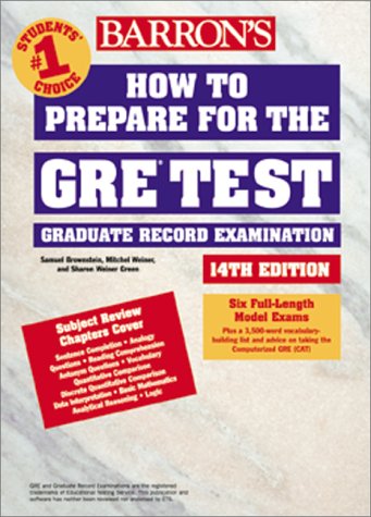 Book cover for How to Prepare for the GRE Test