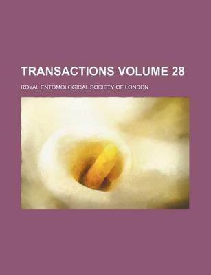 Book cover for Transactions Volume 28