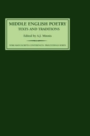 Cover of Middle English Poetry: Texts and Traditions