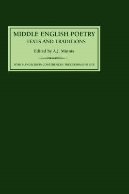 Book cover for Middle English Poetry: Texts and Traditions