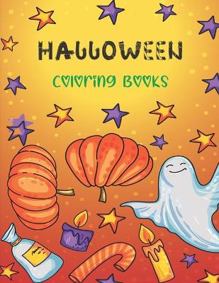 Book cover for Halloween Coloring Books