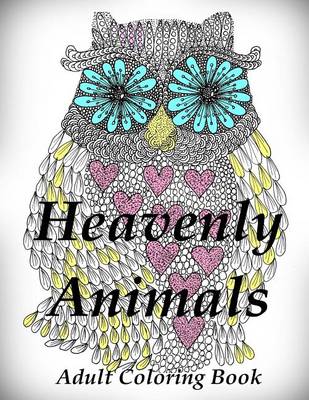 Book cover for Heavenly Animals Coloring Book