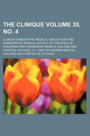 Cover of The Clinique Volume 35, No. 4