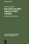 Book cover for Die Deutschen Geistlichen Lieder