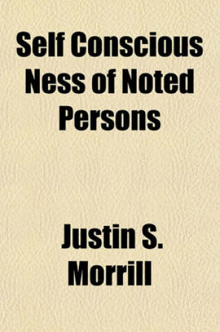 Cover of Self Conscious Ness of Noted Persons