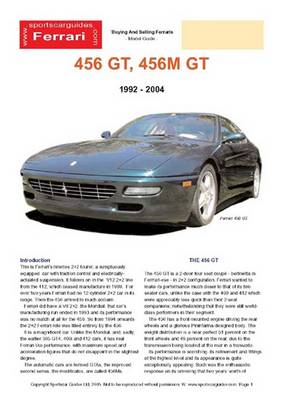 Book cover for Ferrari 456 Buyers' Guide