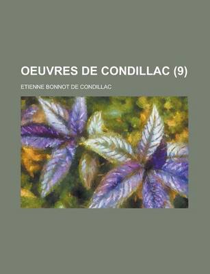 Book cover for Oeuvres de Condillac (9)