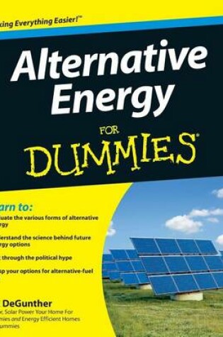 Cover of Alternative Energy for Dummies