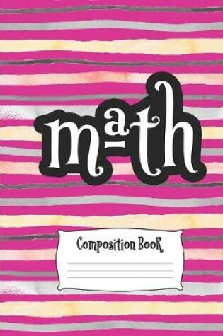 Cover of Composition Book - Math