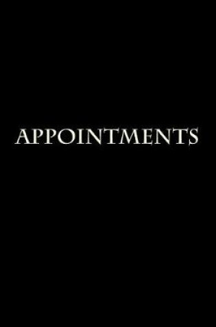 Cover of Appointments