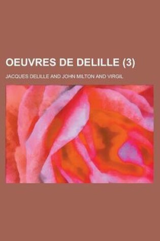 Cover of Oeuvres de Delille (3 )