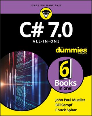 Book cover for C# 7.0 All-in-One For Dummies