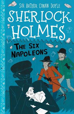 Book cover for The Six Napoleons (Easy Classics)