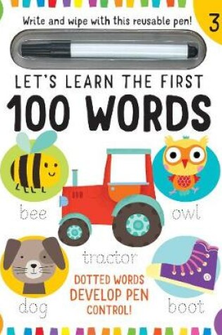 Cover of Let's Learn: First 100 Words (Write and Wipe)